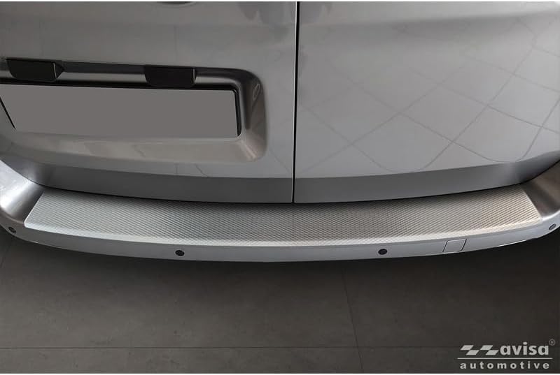 Avisa Edelstahl Heckstossstangenschutz kompatibel mit Citroën Jumpy & Spacetourer/Peugeot Expert & T