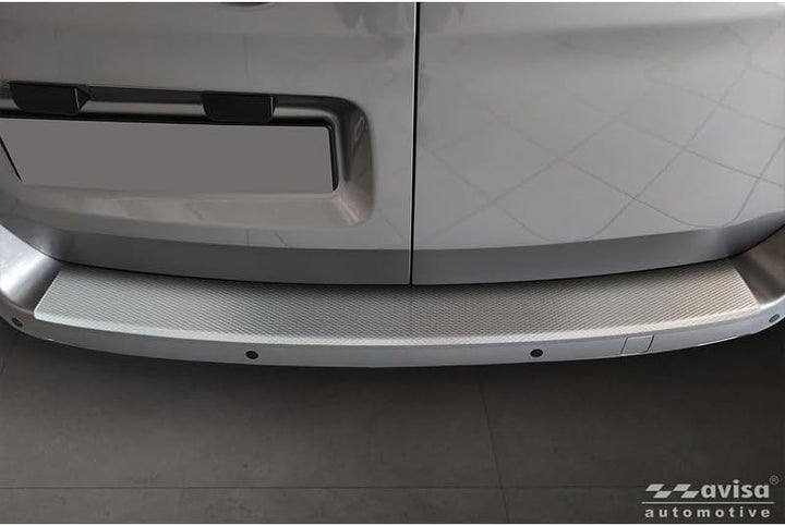 Avisa Edelstahl Heckstossstangenschutz kompatibel mit Citroën Jumpy & Spacetourer/Peugeot Expert & T