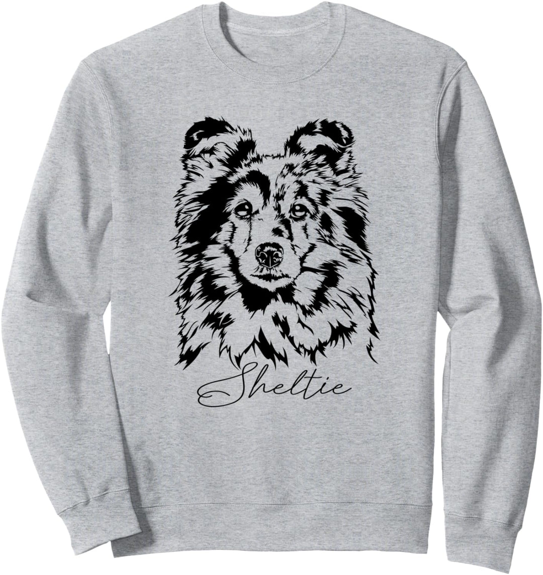 Shetland Sheepdog Sheltie merle Agiltiy Hund Portrait Hunde Sweatshirt
