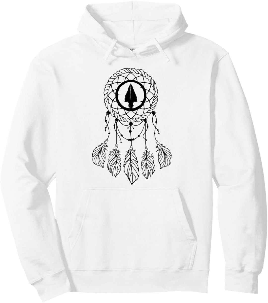 Indianer Ureinwohner Traumfänger Cowboy Western Pullover Hoodie