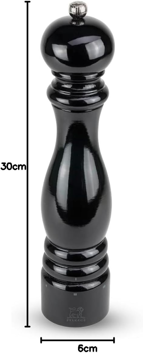 Paris U-select Pm 30 Cm Zwart Lak Peugeot 23768 Pfeffermühle Schwarz Lackiert, Pfeffermühle Schwarz