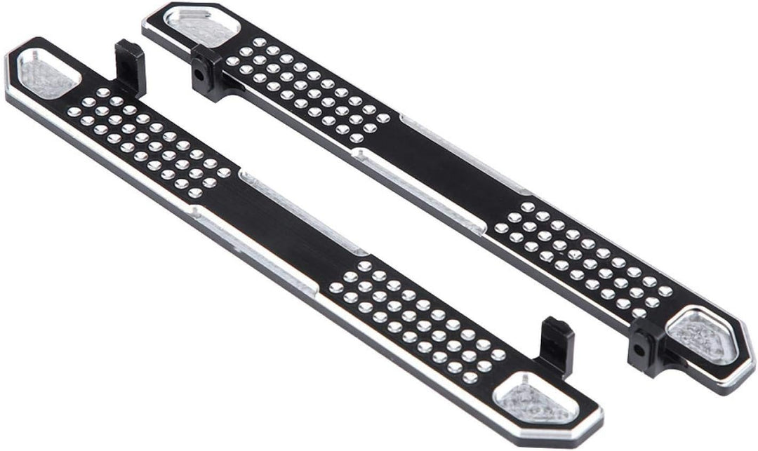 DAUERHAFT Trittbretter Fussplatte Glatte und helle Metalloberfläche, für RC Crawler, für RC Car Part