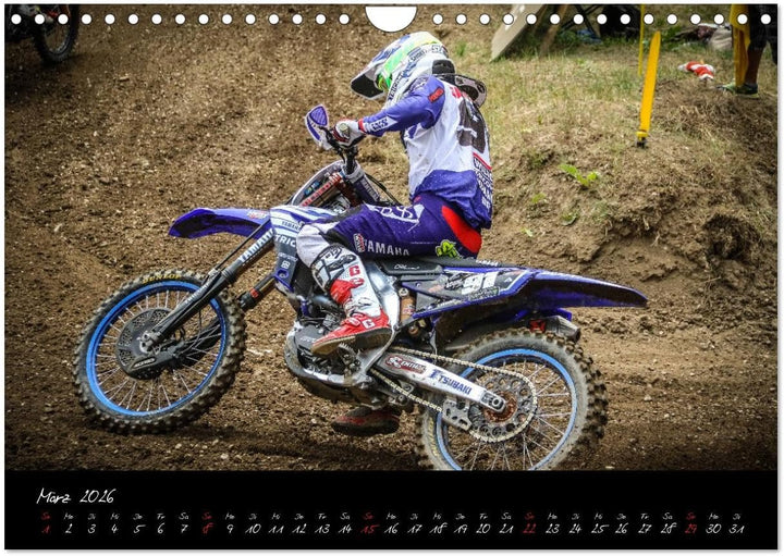 Motocross Racing 2026 (Wandkalender 2026 DIN A4 quer), CALVENDO Monatskalender: Actionreiche Fotos a