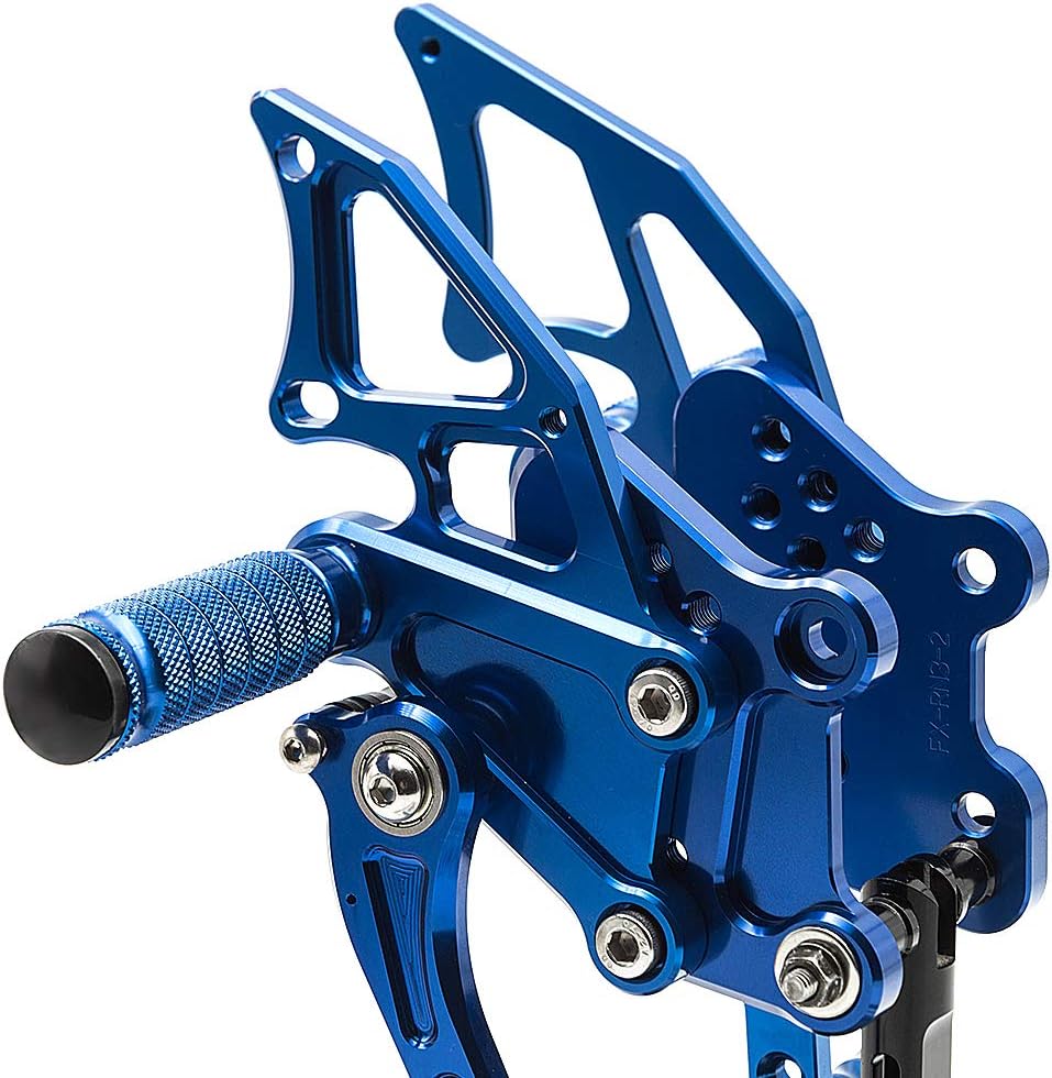 Ninja 300 Billet Anodized Motorrad Rearsets CNC verstellbare hintere Fussrasten Fussstütze hinten Se