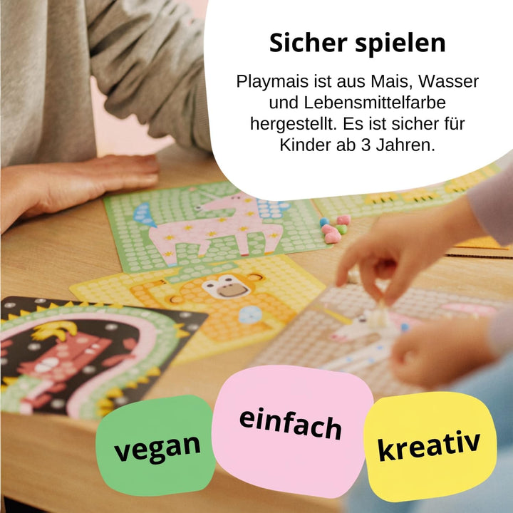Playmais Mosaic Farmworld | 8000 Teile | Bastelset | natürliches Spielzeug | inkl. Schwämmchen, 14 v