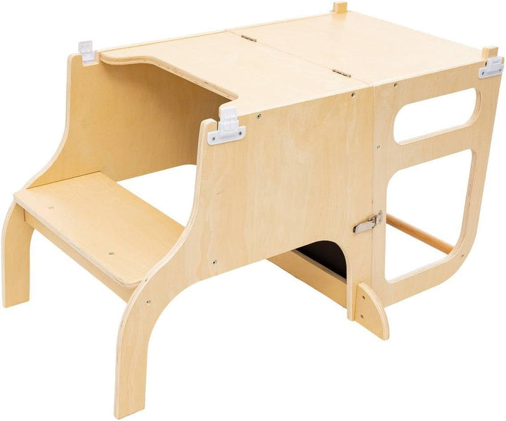 Atmosphera Alba 3-in-1 Beobachtungsturm für Kinder, Holz, 91 cm