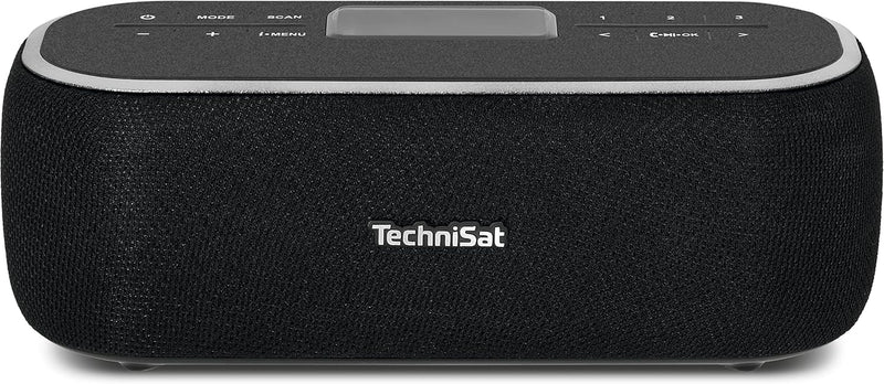 TechniSat DIGITRADIO BT 1 - tragbarer Bluetooth-Lautsprecher mit DAB+ Digitalradio (UKW, Uhr, Weckti