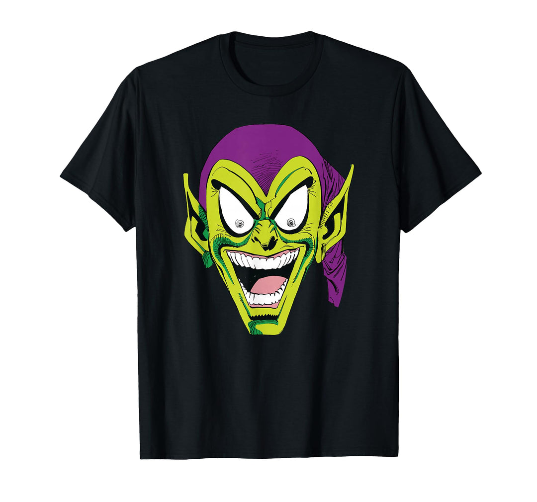 Men's Marvel Spider-Man Green Goblin Laugh Graphic T-Shirt Large Kelly Green