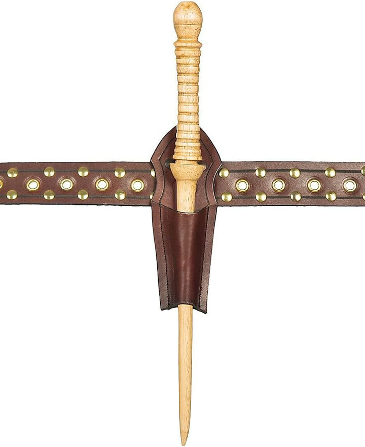Andracor - Zauberstab Halter aus Leder - für Harry Potter Fans, Adepten und grosse Magier - Braun Sc