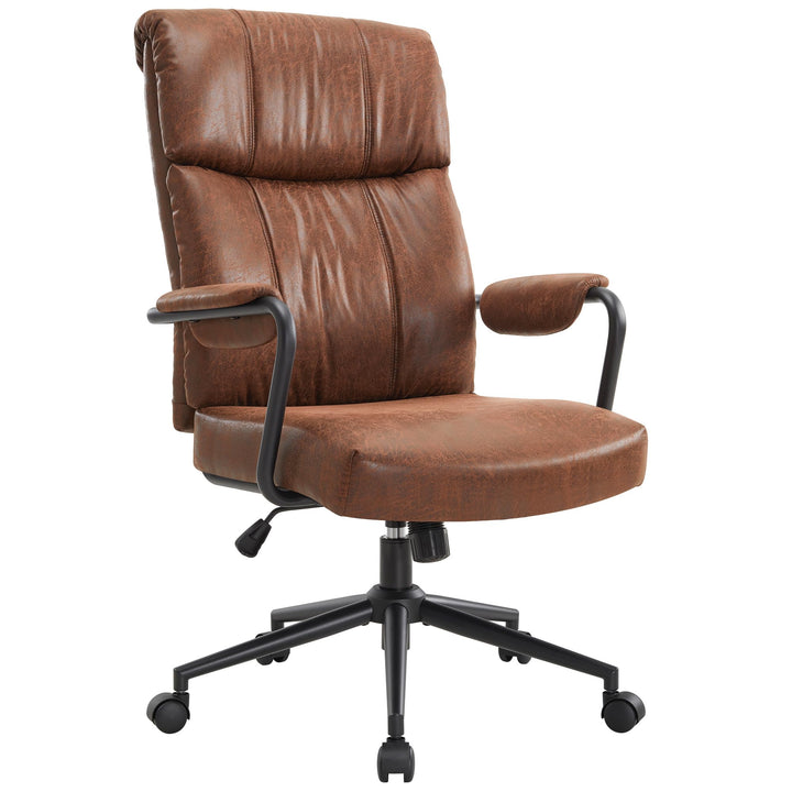 IWMH Bürostuhl Ergonomisch, Schreibtischstuhl für Arbeitszimmer, Drehstuhl mit Lumbalstütze, hoher R