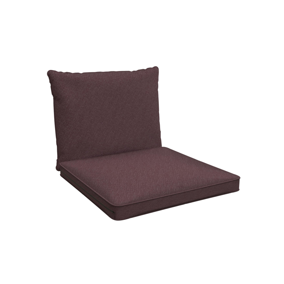 POKAR Loungekissen Stuhlkissen für Stuhl Rattanmöbel Gartenmöbel Kissen, 2er Set (1x Sitzkissen 40x4