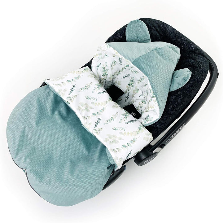 Baby Fusssack für Babyschale leicht dünn ganzjährig Übergang Frühling, Babyfusssack Übergang Frühlin