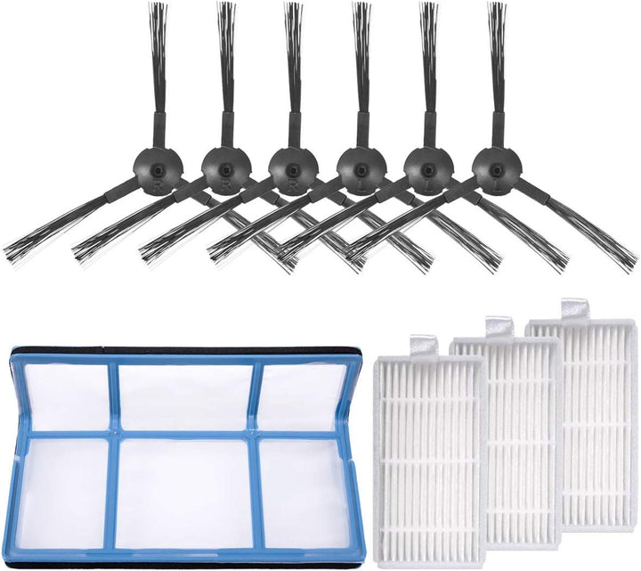 KEEPOW 10 Zubehör für ZACO V5sPro und V5x Saugroboter, Ersatzteile auch Kompatibel mit ILIFE V5s Pro