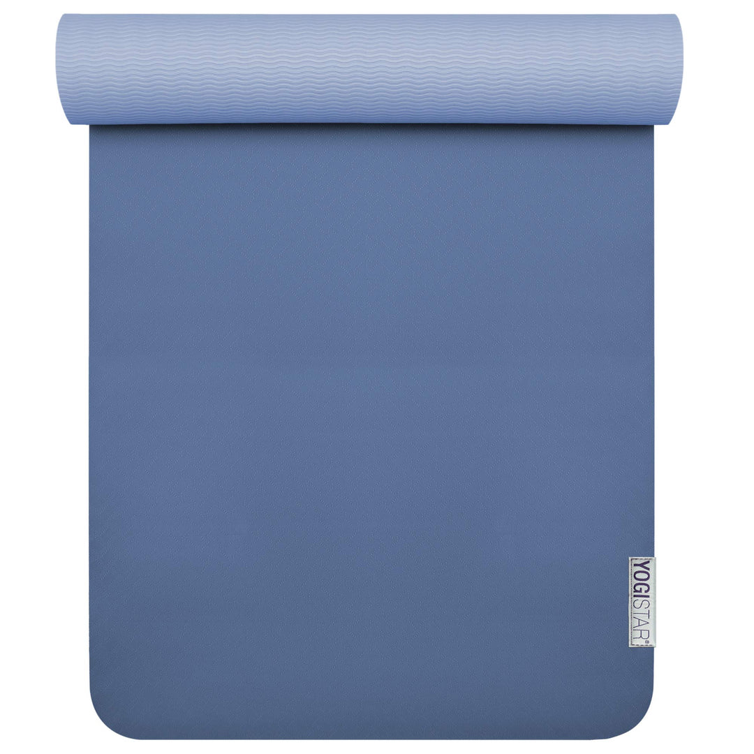 Yogistar Yogamatte Pro - sehr rutschfest - 14 Farben Blue