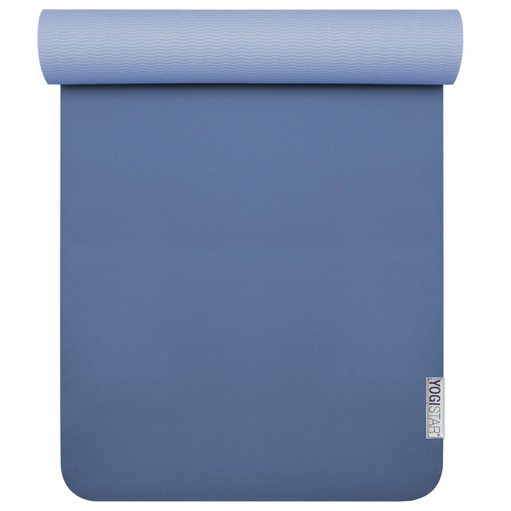 Yogistar Yogamatte Pro - sehr rutschfest - 14 Farben Blue
