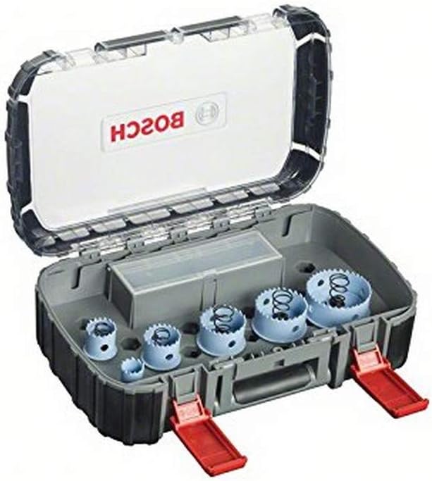 Bosch Professional 9 tlg. Sanitär Lochsägen Set Special for Sheet Metal (für Metall und rostfreien E