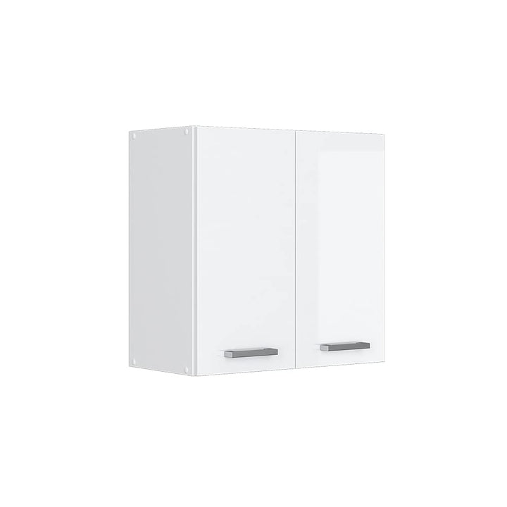 Vicco Hängeschrank R-Line, Weiss Hochglanz/Weiss, 60 cm Weiss Hochglanz Hängeschrank 60cm, Weiss Hoc