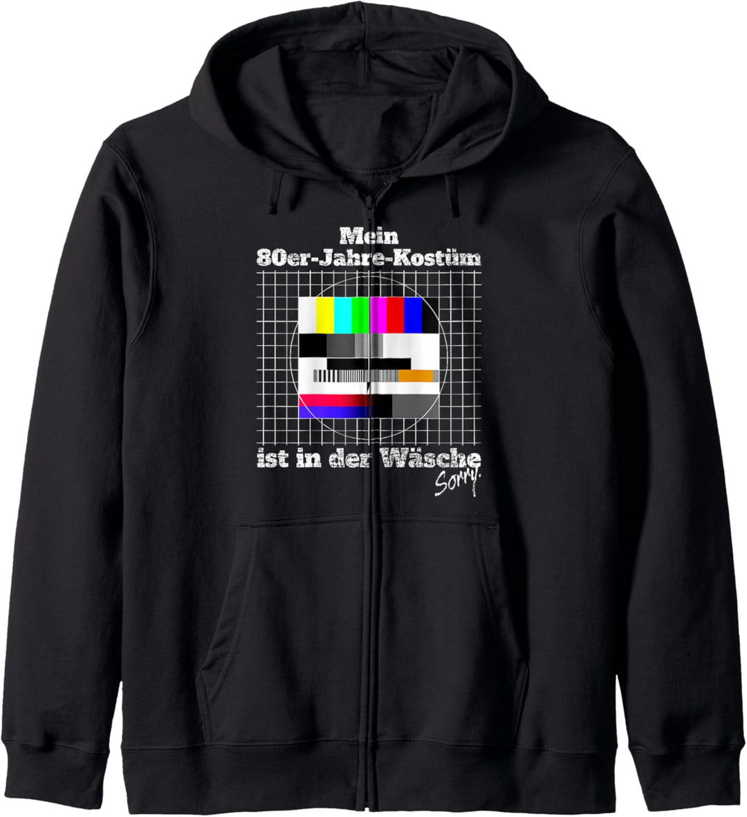 Testbild 80er Jahre Kostüm Ist In Der Wäsche Retro Outfit Kapuzenjacke