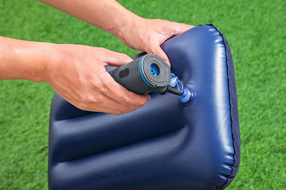 Bestway PowerTouch Pocket Akkubetriebene Luftpumpe 200 l/min – Elektrische Pumpe USB C, für Luftmatr