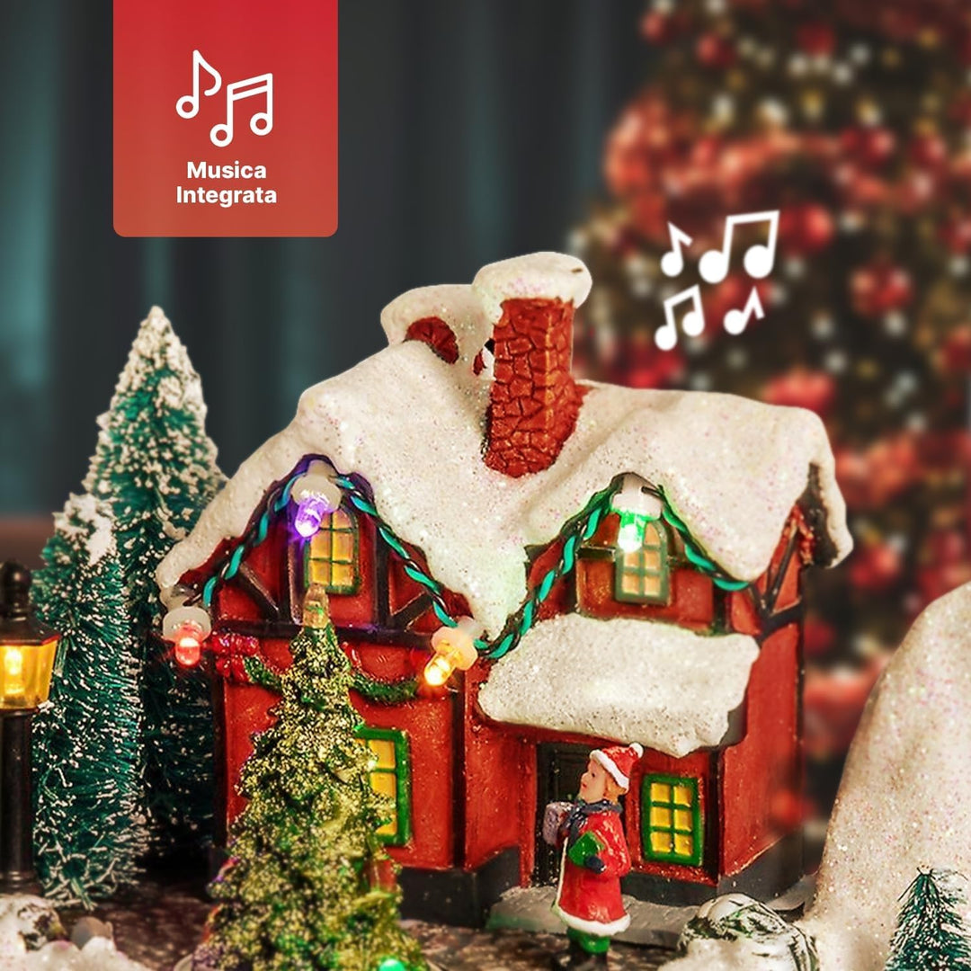 Avilia Weihnachtsdorf mit Musik und Lichter: Magische Atmosphäre für Ihre Weihnachtsfeiern! Funkelnd