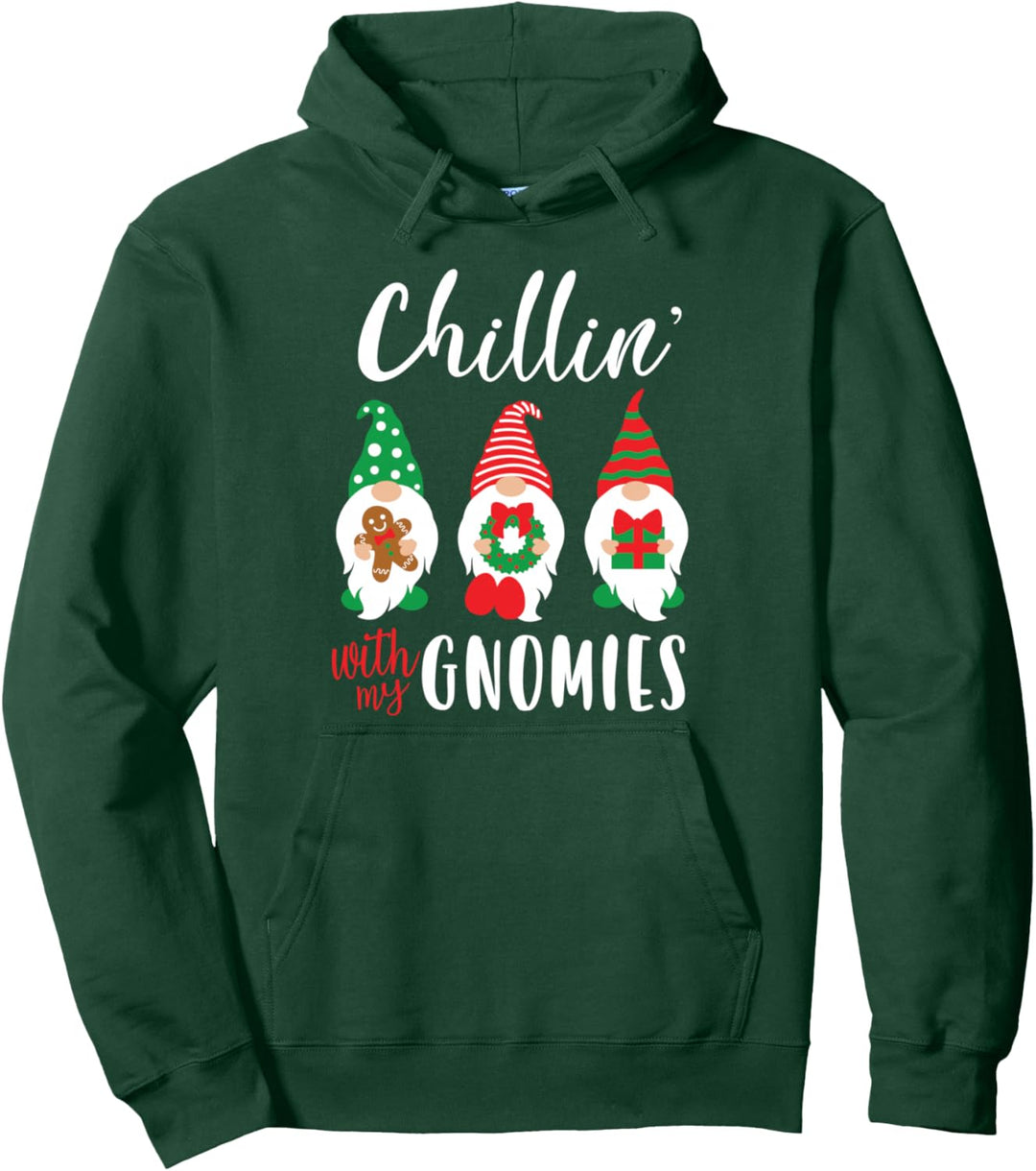 Lustige Weihnachts-Chilling mit meinen Gnomies Gnomes Pullover Hoodie