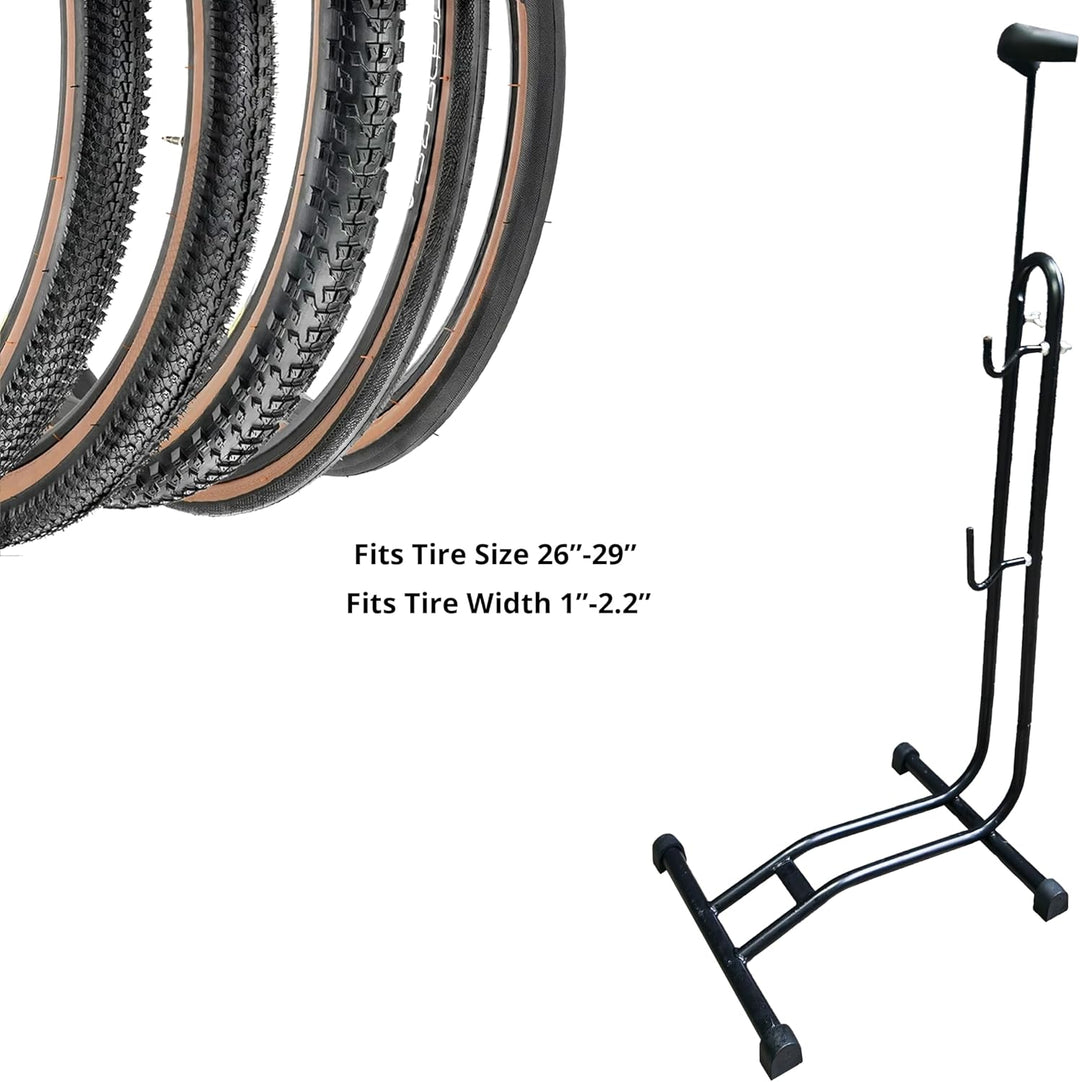 Fahrradständer, vertikales und horizontales Fahrrad-Aufbewahrungsgestell, für Radgrössen bis zu 29 Z