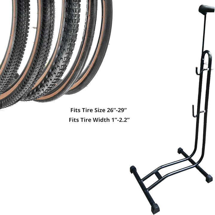 Fahrradständer, vertikales und horizontales Fahrrad-Aufbewahrungsgestell, für Radgrössen bis zu 29 Z