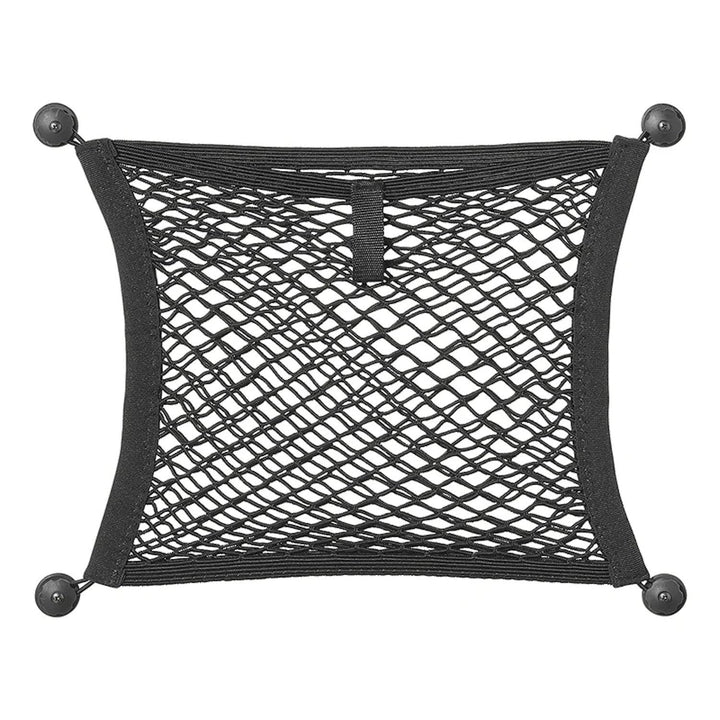 ProPlus 230128 Ablagenetz elastisch doppel 40 x 34 cm mit Selbstklebende und Schraubbefestigung