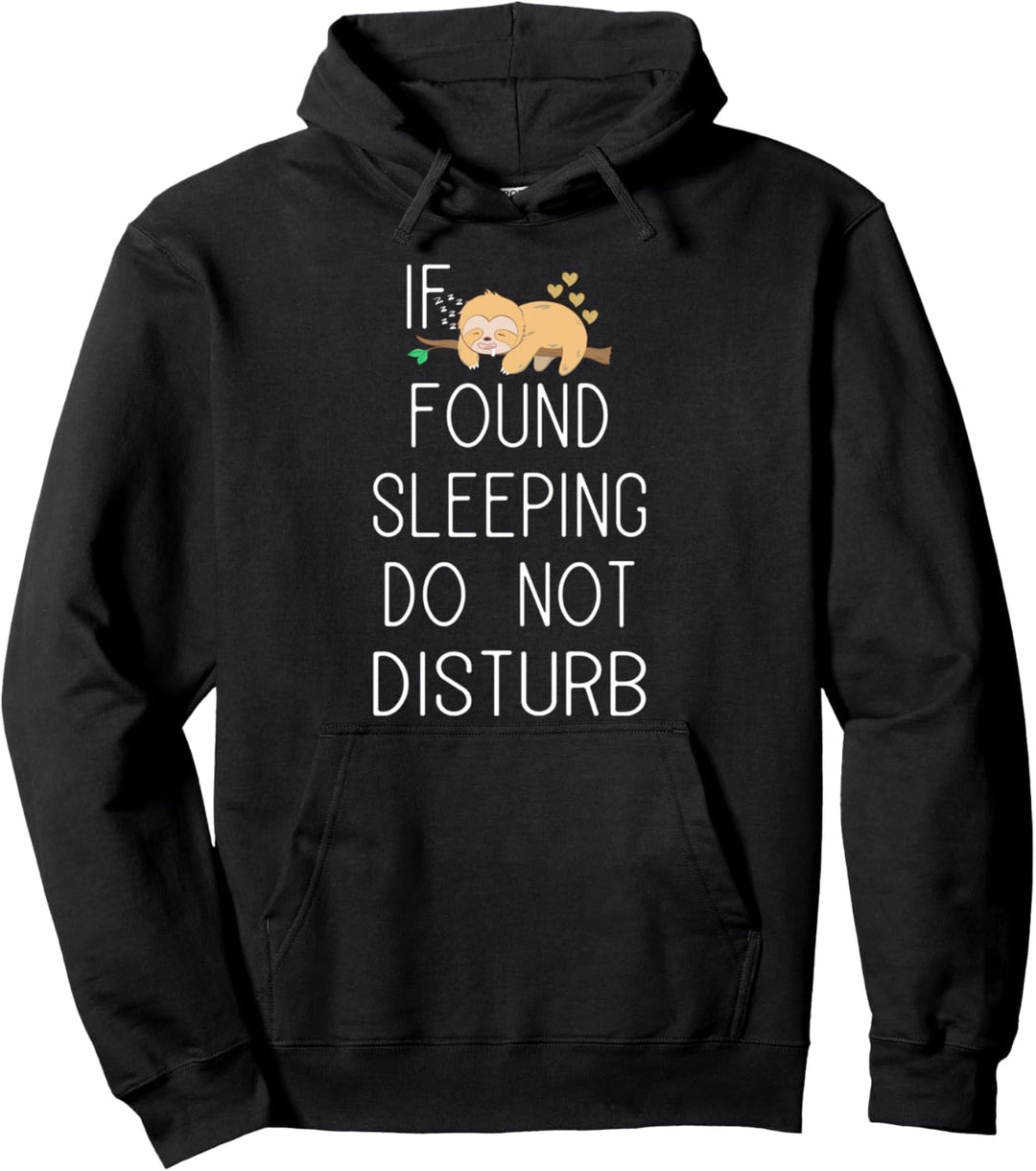 Kids Pajamas Lazy Sloth Funny Pajama PJ Top Girls Daughter Pullover Hoodie