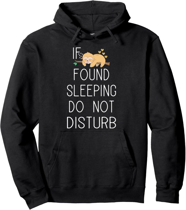 Kids Pajamas Lazy Sloth Funny Pajama PJ Top Girls Daughter Pullover Hoodie
