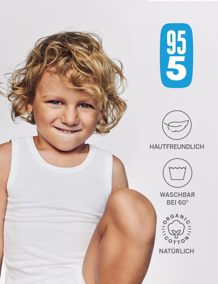 Schiesser Mädchen 5 Pack Slips Unterhosen - 95/5 Organic Bio Baumwolle - Grösse 92 bis 150 Mehrfarbi