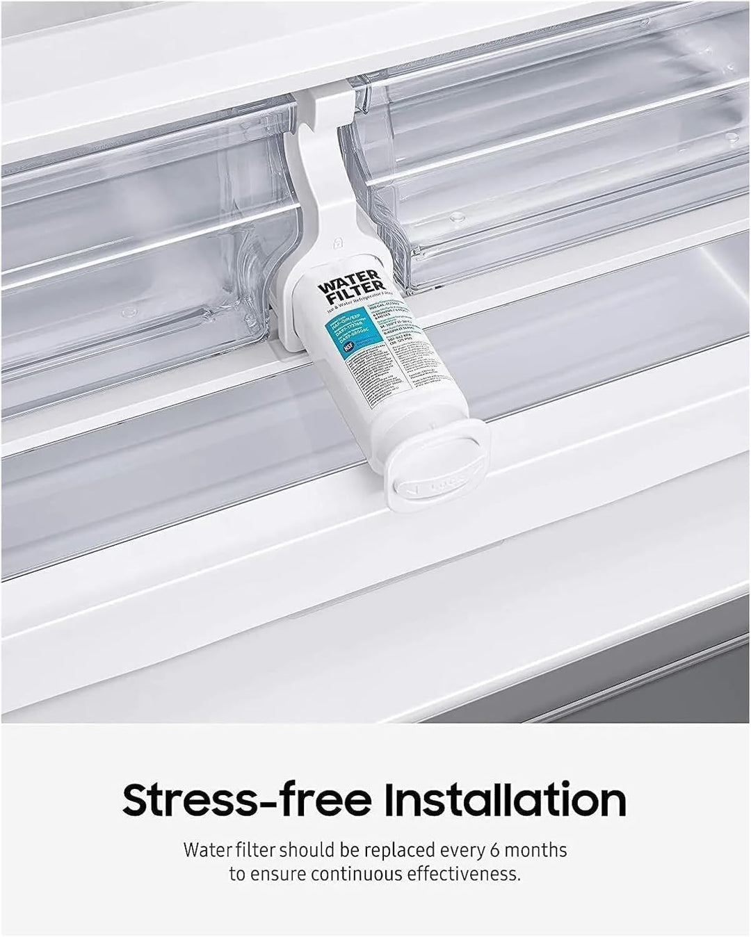 Kühlschrank-Wasserfilter, DA97 17376B, Auslaufsicher, Premium-Filtration, Kühlschrank-Wasserfilter,