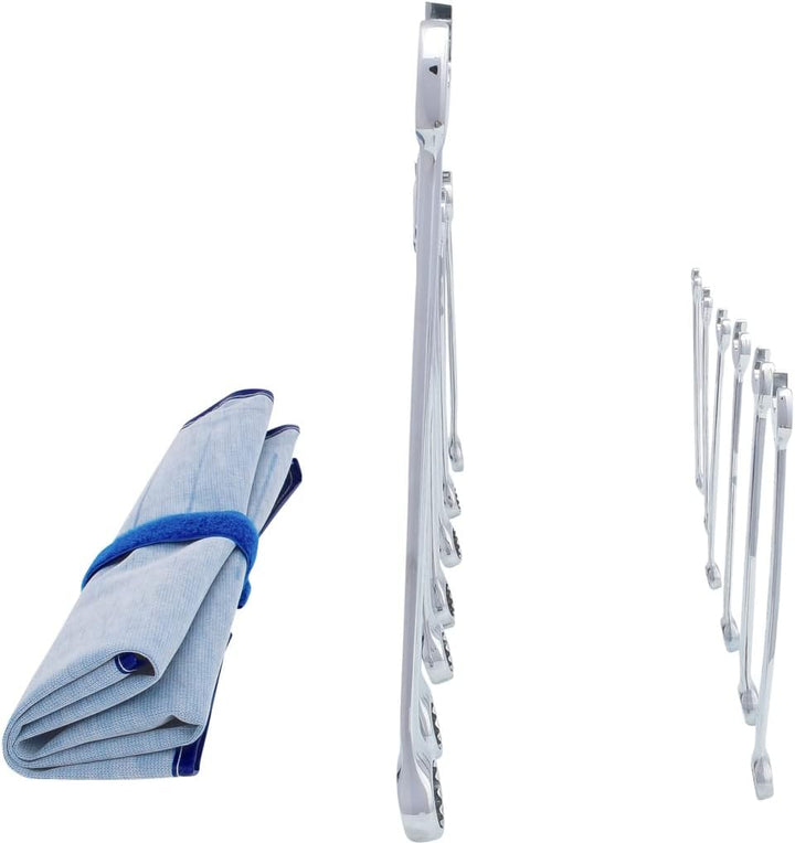 KS Tools 518.0643 CHROMEplus Ringmaulschlüssel-Satz, abgewinkelt, 13-tlg.