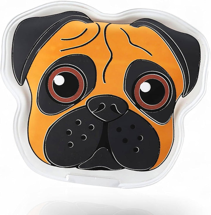 4X Taschenwärmer in 4 Hund & Katze-Motiv - Handwärmer wiederverwendbar - Für Kinder - Wärmepads zum