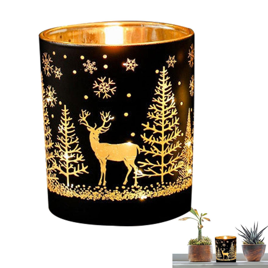 Weihnachten Duftkerzen Geschenk | Weihnachten Rentier Dekor Rauchfreie Kerzen Duft | Romantische Wei