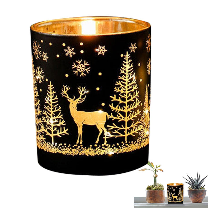 Weihnachten Duftkerzen Geschenk | Weihnachten Rentier Dekor Rauchfreie Kerzen Duft | Romantische Wei