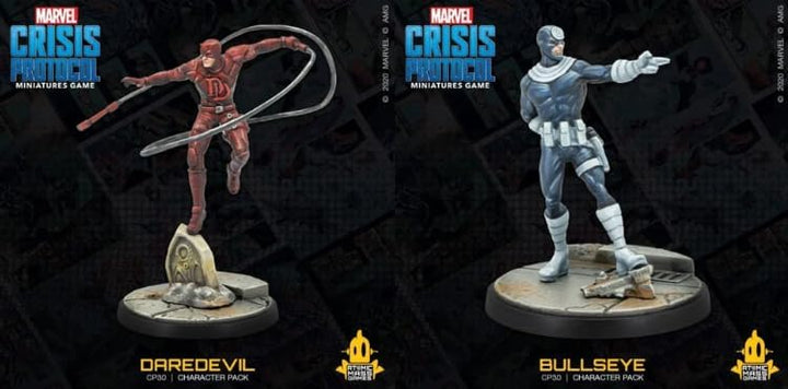 Atomic Mass Games , Marvel Crisis Protocol: Character Pack: Bullseye and Daredevil, Miniatures Game,
