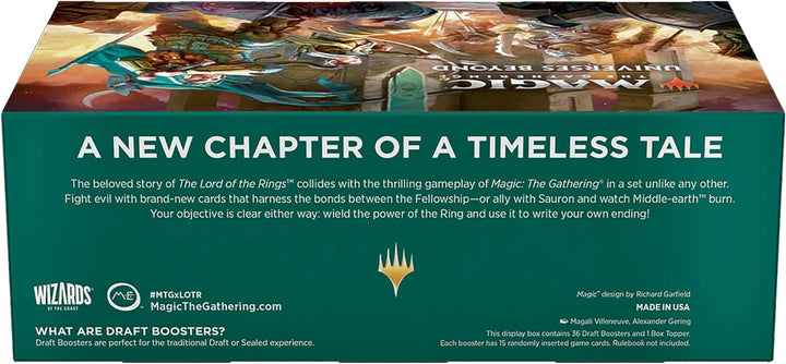 Magic: The Gathering The Lord of The Rings: Tales of Middle-Earth Draft Booster Box - 36 Packs + 1 B