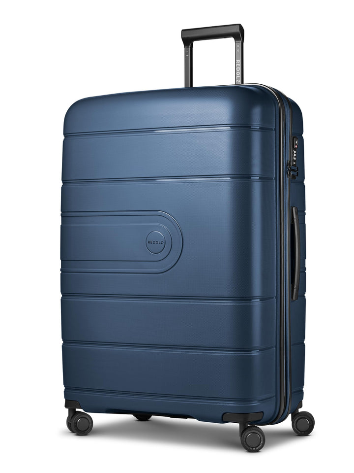 REDOLZ Hartschalen Check-in Koffer | Grosser XL Trolley 51 x 32 x 76 cm mit Dehnfalte aus hochwertig