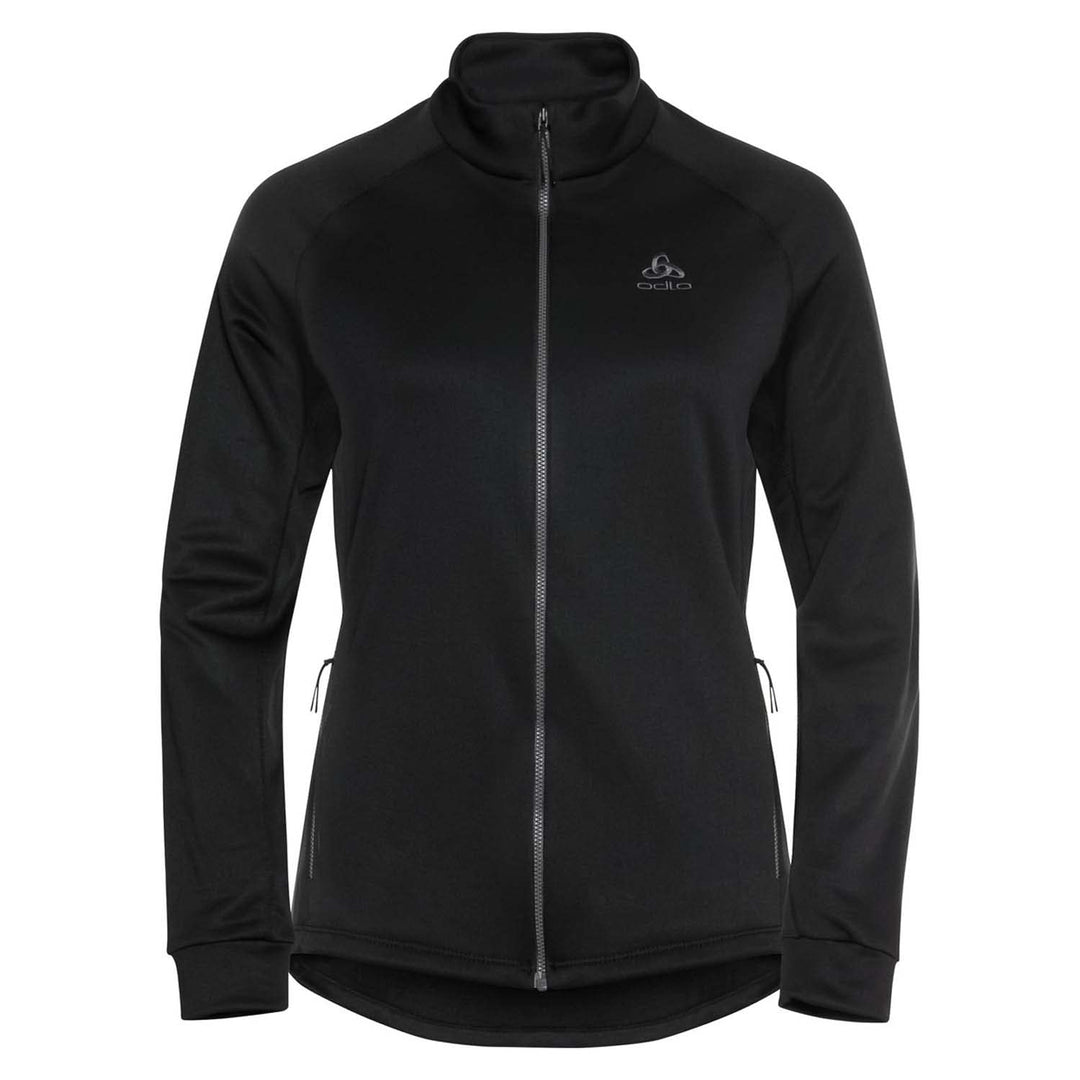 Odlo Damen Berra_542511 Mid Layer mit Reissverschluss (1er Pack) XS Schwarz, XS Schwarz