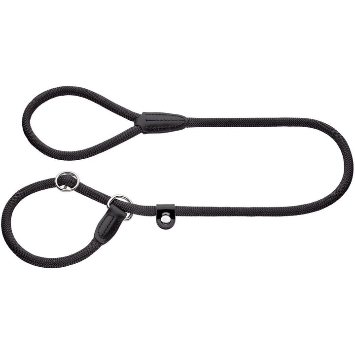 HUNTER Retriever-Hundeleine FREESTYLE, Farbe: schwarz, integrierte Halsung, stufenlos verstellbar, w