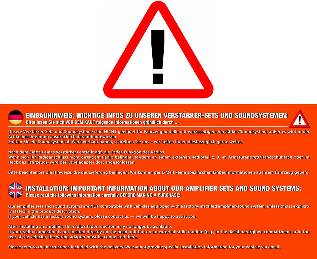 I-SOTEC ISO-5D Digital Auto/KFZ Plug & Play Upgrade Verstärker/Endstufe kompatibel mit OPEL VII - Me