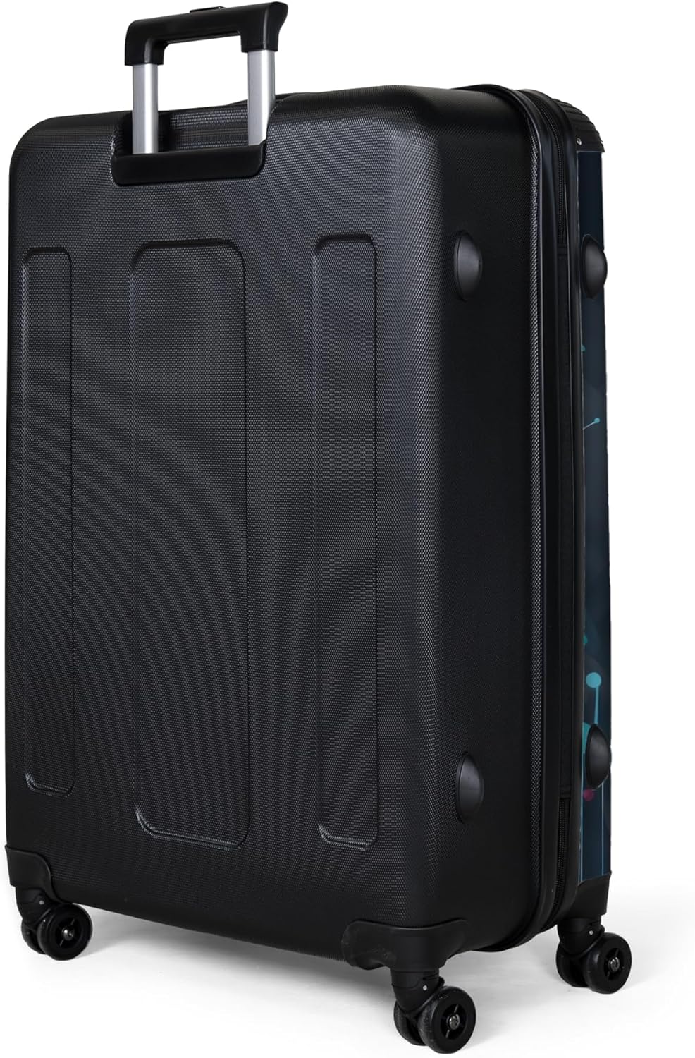 NoBoringSuitcases.com® Koffer XL Gross 77x51.5x28 cm Reisekoffer mit 4 Rollen Leicht Trolley Hartsch