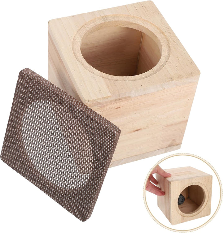 TOYANDONA Lautsprecherbox für Auto und LKW 4 Zoll Holz Audiobox mit Robuster Struktur Einfache Insta