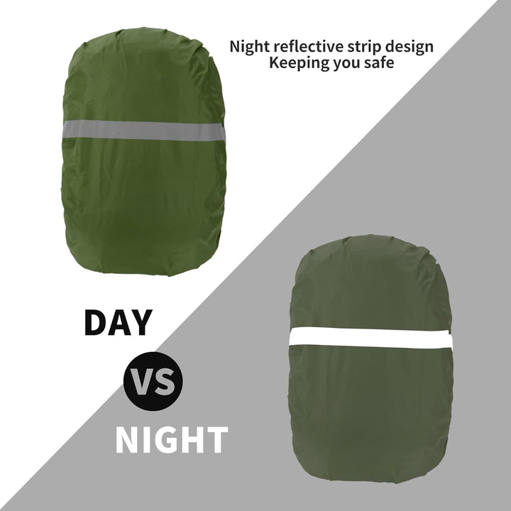 Reflektierende Rucksack Regenhülle, wasserdichte Regenhülle für Rucksack, Polyester Rucksackhülle fü