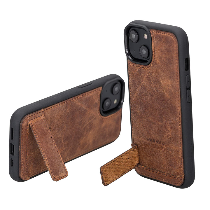 Solo Pelle Lederhülle für das iPhone 14 in 6.1 Zoll Case Leder Hülle Ledertasche Backcover aus echte