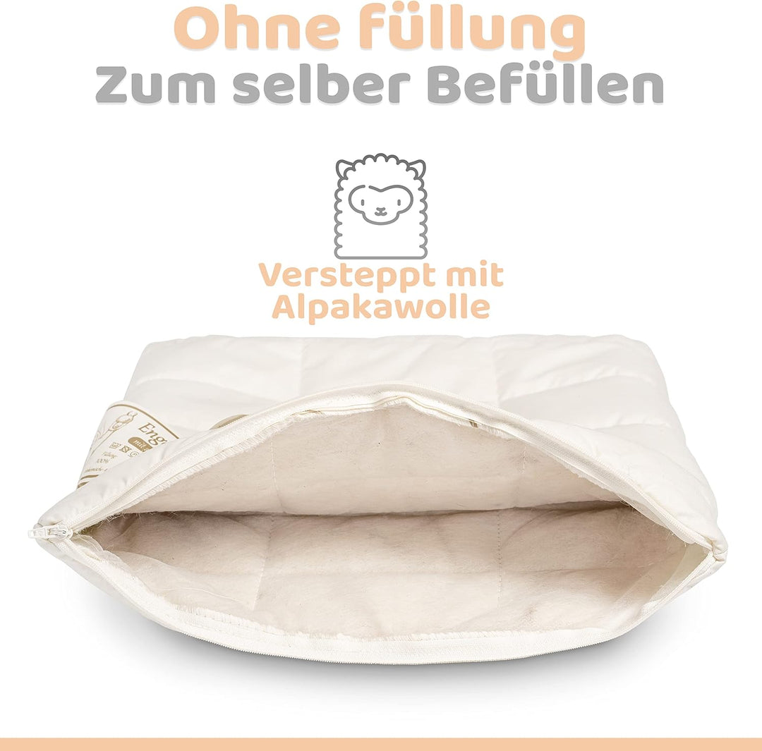 Engelshof Alpakakissen Farisa schmal 40x80 cm ohne Füllung (nur Bezug)