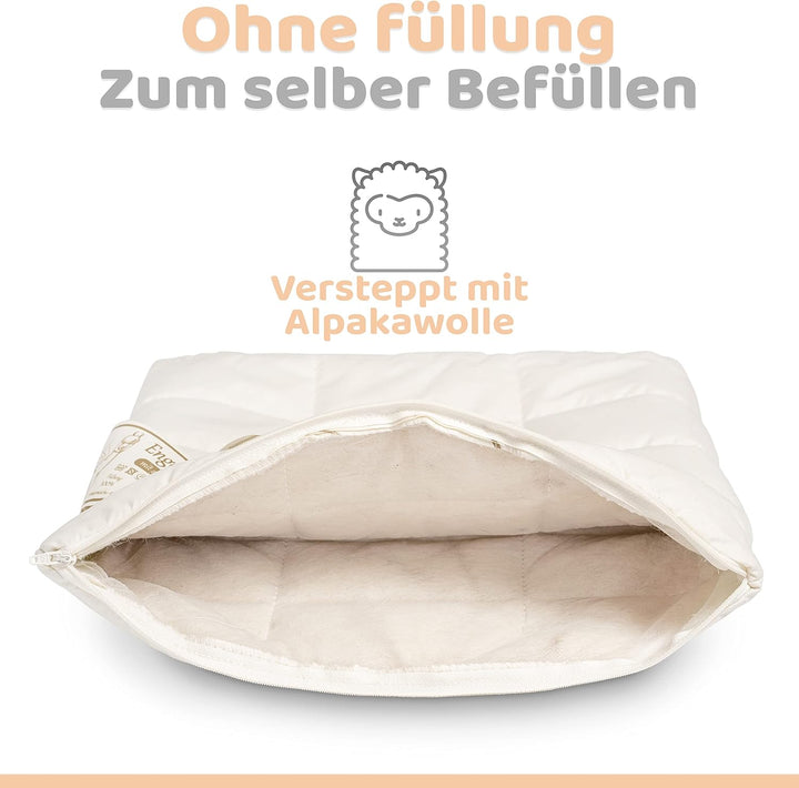 Engelshof Alpakakissen Farisa schmal 40x80 cm ohne Füllung (nur Bezug)