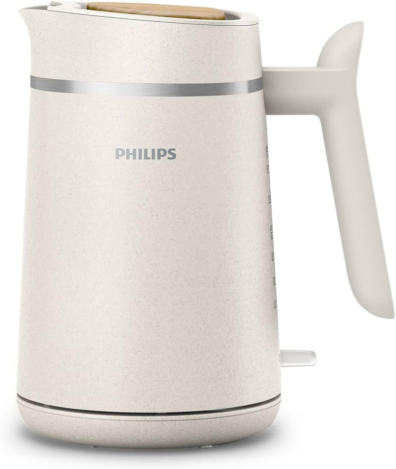 Philips HD9365/10 Conscious Collection Wasserkocher, biologischer, 100% recycelter Kunststoff, Nachh