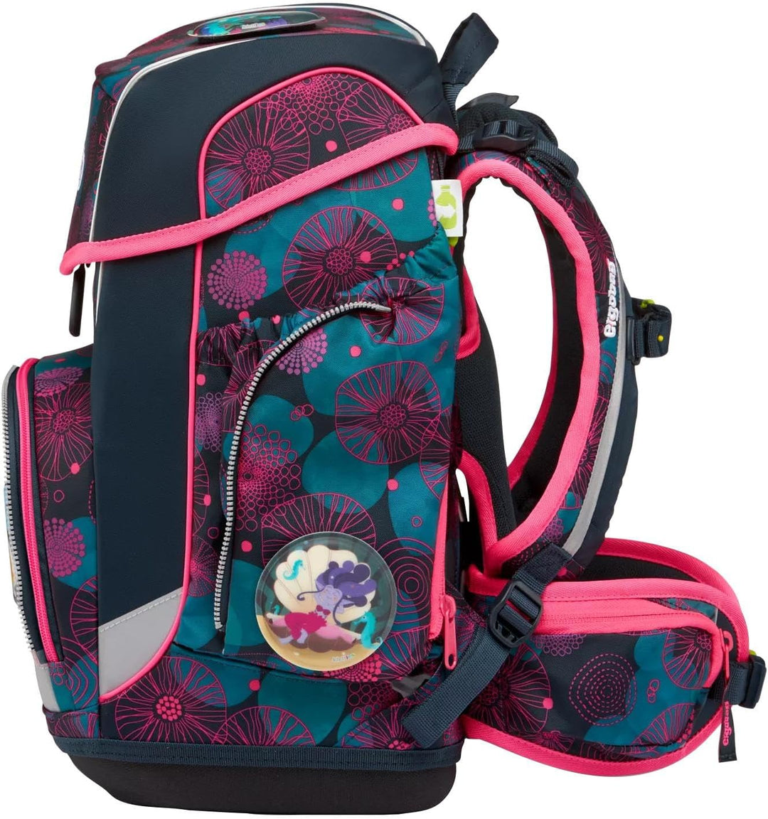 ergobag cubo Set ergonomischer Schulranzen, Vorgänger-Kollektion, klassisch 5-teilig 1. Klasse Grund